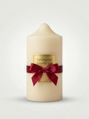 The Chapel – Domed Ivory Pillar Candle