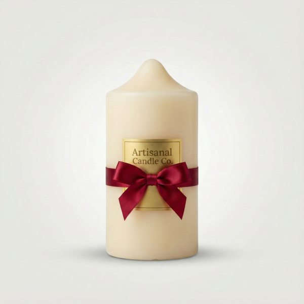 The Chapel – Domed Ivory Pillar Candle