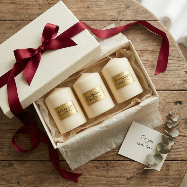 The Chapel – Domed Ivory Pillar Candle