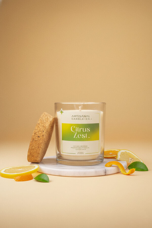 Citrus Zest – Premium Scented Candle