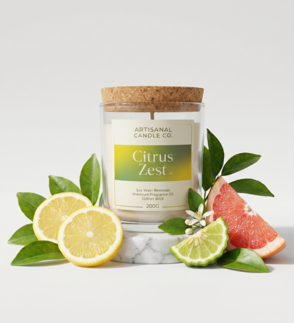 Citrus Zest-Website-New Citrus Zest – Premium Scented Candle
