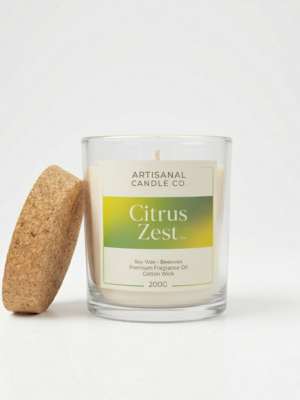 Citrus Zest – Premium Scented Candle