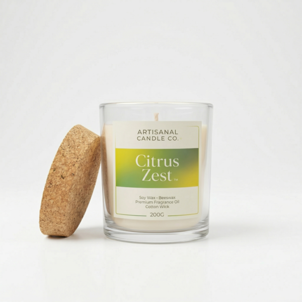 Citrus Zest – Premium Scented Candle