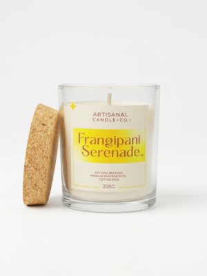 Frangipani Serenade — Premium Floral Scented Candle