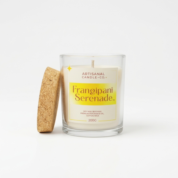 Frangipani Serenade — Premium Floral Scented Candle