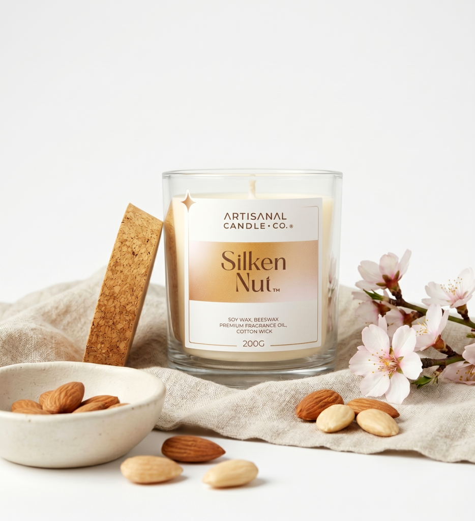 Silkin Nut – Marcona Almond | Luxury Scented Candle