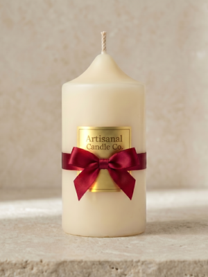 The Chapel – Domed Ivory Pillar Candle