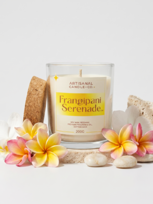 Frangipani Serenade — Premium Floral Scented Candle