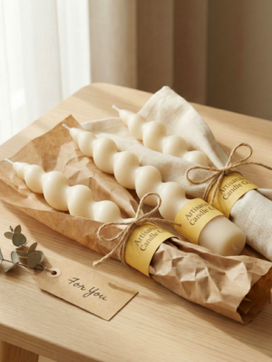 Pearl Taper – Elegant Taper Candle