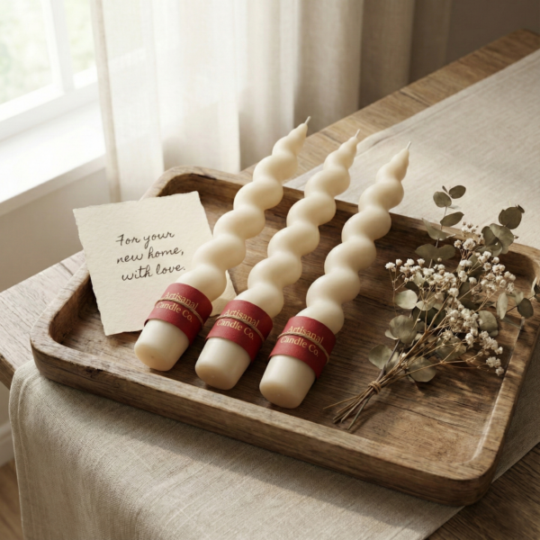 Pearl Taper – Elegant Taper Candle