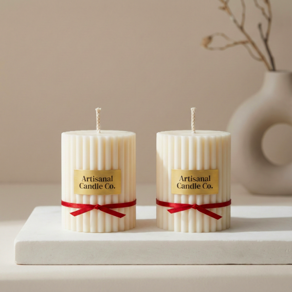 Forma No. 5 – Minimal Pillar Candle