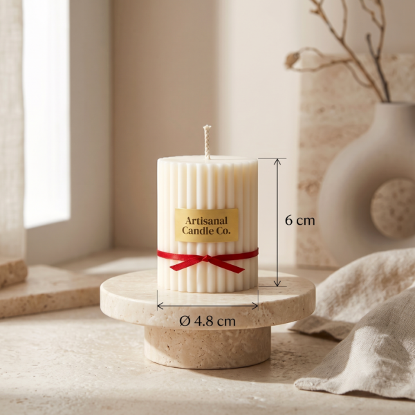 forma dimensions Forma No. 5 – Minimal Pillar Candle