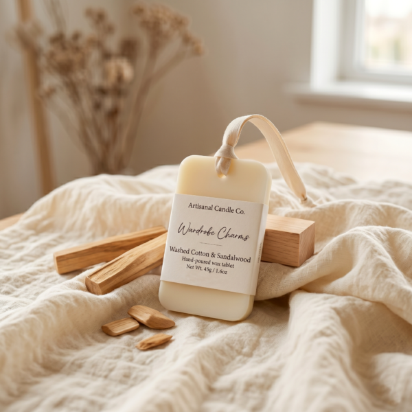 Washed Cotton and Sandlewood Washed Cotton & Sandalwood Wax Tablet