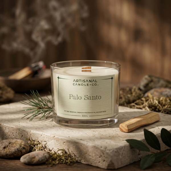 Palo Sano Brise De Lumière – Palo Santo 330g Wooden Wick Luxury Candle