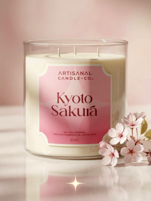 Kyoto Sakura 3 Kyoto Sakura – Luxury 3-Wick Soy Wax Scented Candle