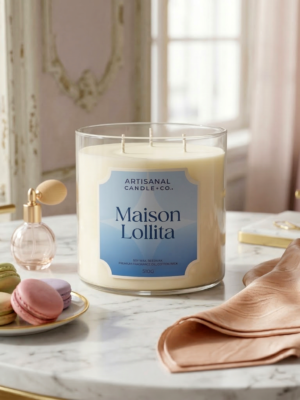 Maison Lolita-1 Maison Lolita – Luxury 3-Wick Soy Wax Candle