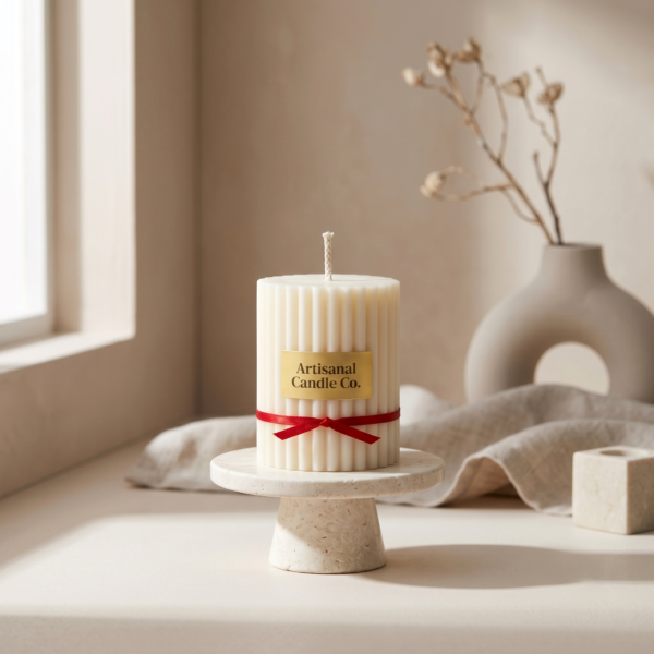 Forma 1 Forma No. 5 – Minimal Pillar Candle