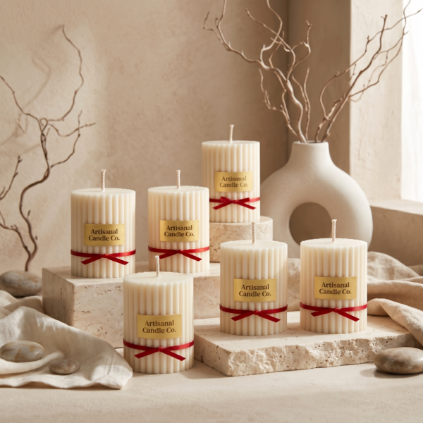 forma 6 Forma No. 5 – Minimal Pillar Candle