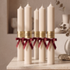 spire 6 Spire – Sculpted Fluted Pillar Candle