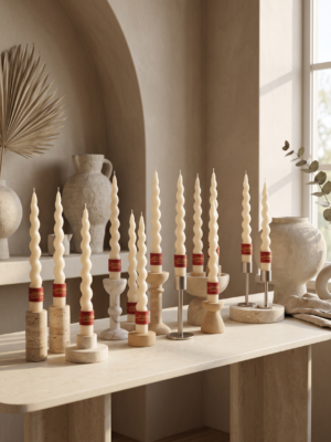 Pearl Taper – Elegant Taper Candle