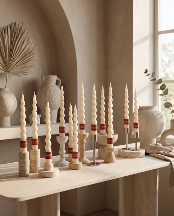 Pearl Taper – Elegant Taper Candle